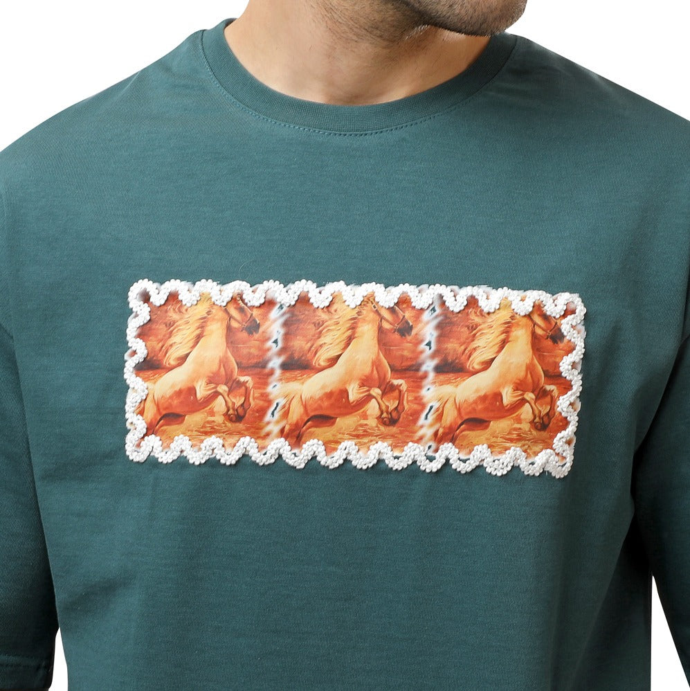 Over size Printed Boulevard T-Shirt - ROBUST