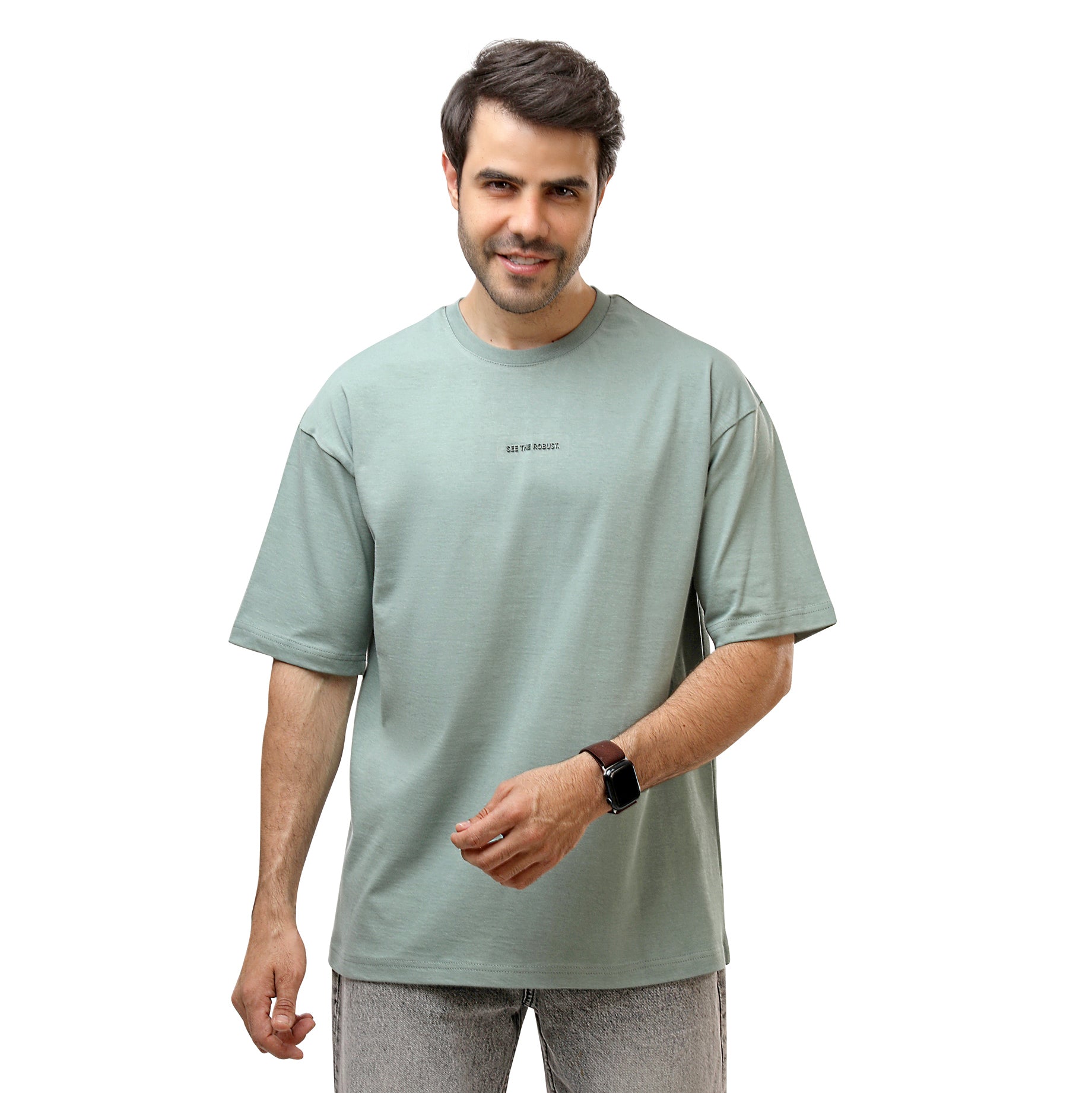 Over size Plain Boulevard T-Shirt - ROBUST