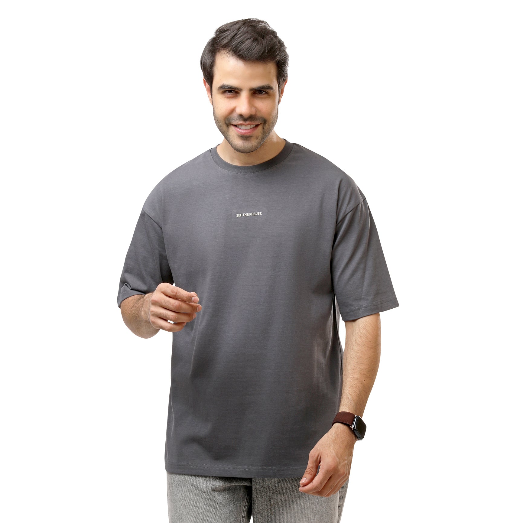 Over size Plain Boulevard T-Shirt - ROBUST