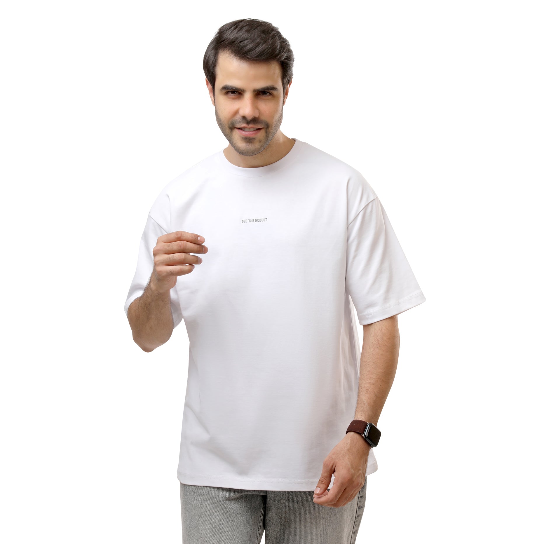 Over size Plain Boulevard T-Shirt - ROBUST