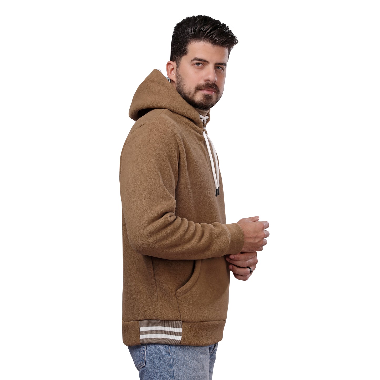 cafe Cotton Hoodie Sweatshirt