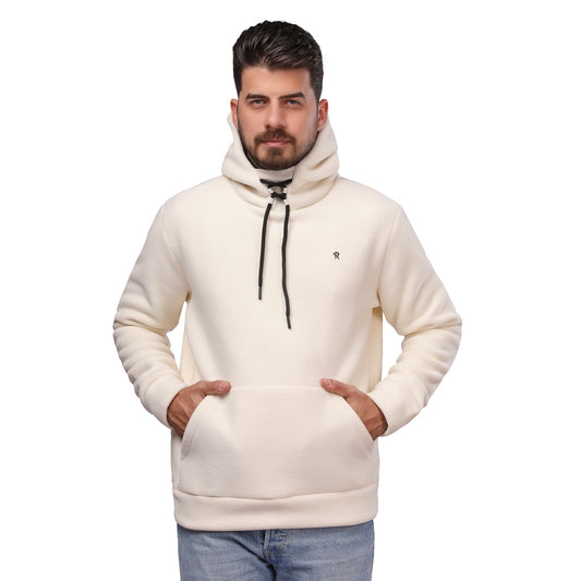 Off-White Cotton Hoodie Sweatshirt Embroidered