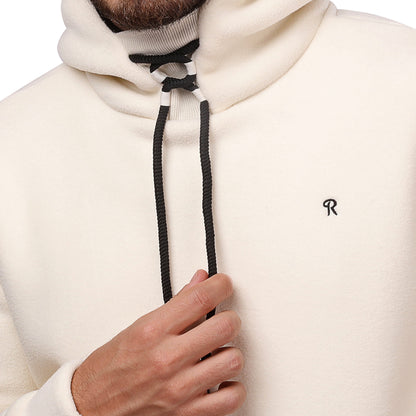Off-White Cotton Hoodie Sweatshirt Embroidered