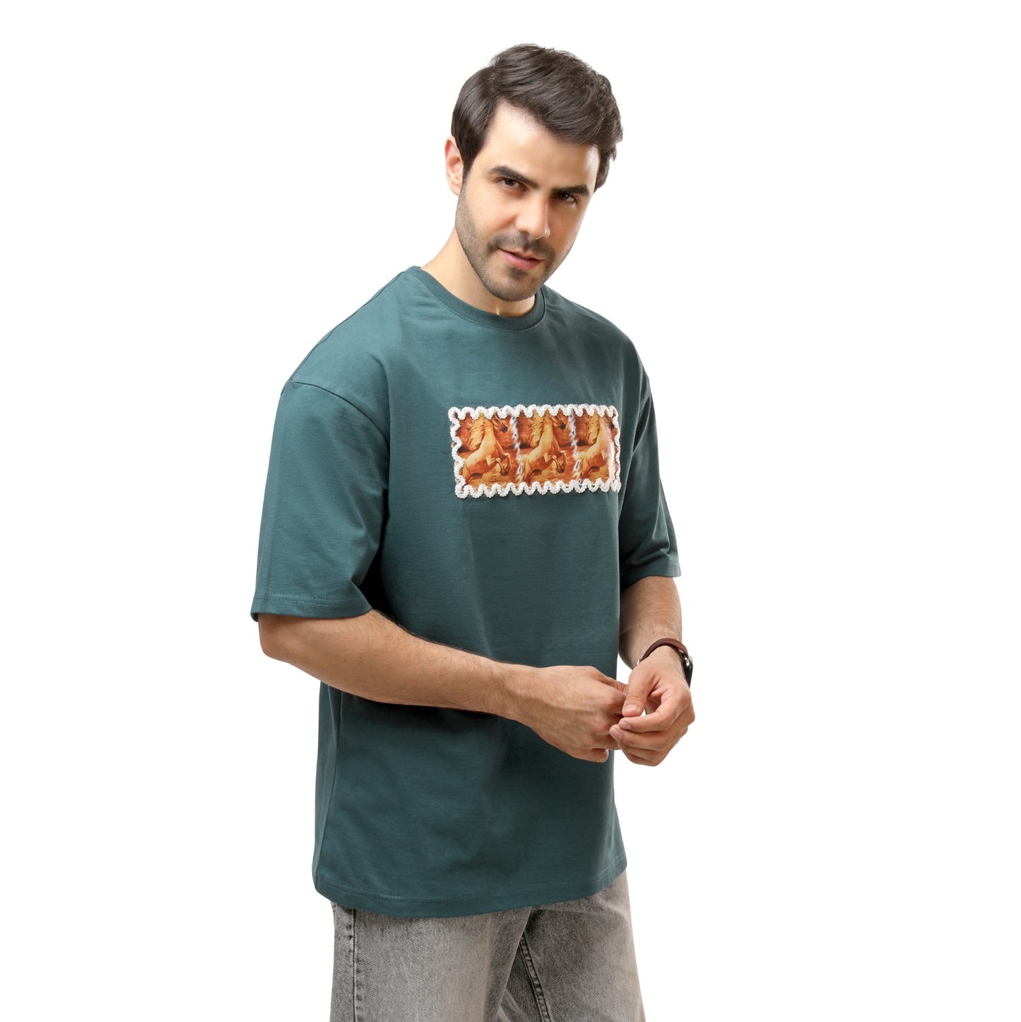 Over size Printed Boulevard T-Shirt - ROBUST