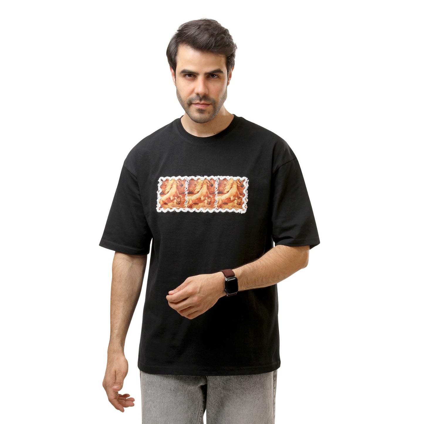 Over size Printed Boulevard T-Shirt