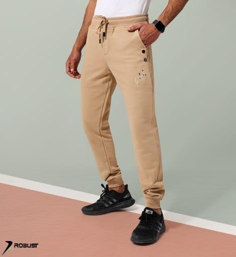 ROBUST Fit Sweatpants capsule كافيه فاتح - ROBUST
